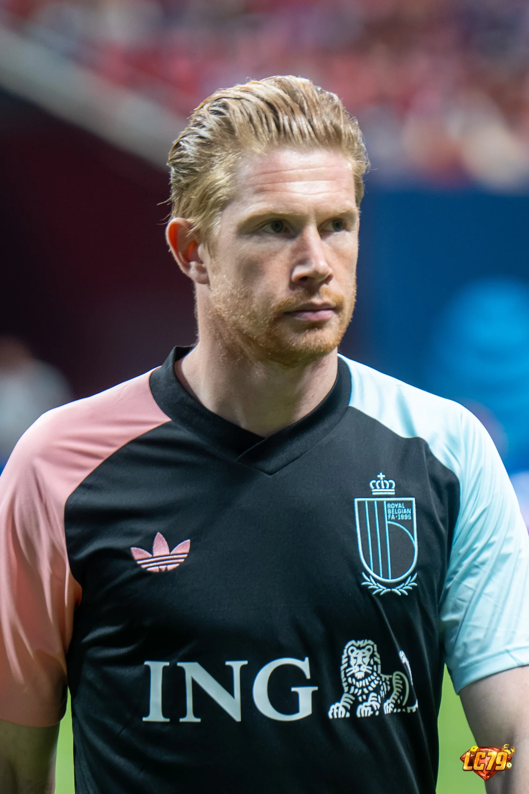 Kevin De Bruyne trong màu áo Belgium, ảnh Wikimedia Commons đã đóng watermark LC79