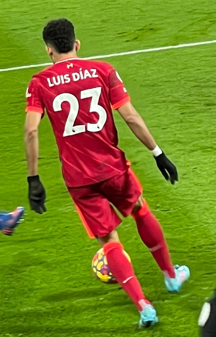 Luis Díaz trong một trận đấu tại Premier League
