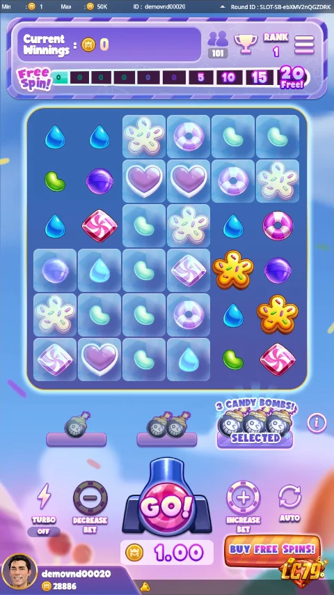 Trải nghiệm Sugar Blast LC79 — ảnh màn hình