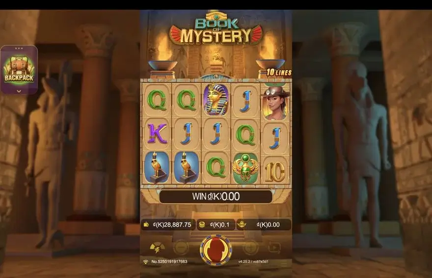 Ảnh bảng biểu tượng & tính năng game BookOfMystery (slot JDB) chơi tại LC79
