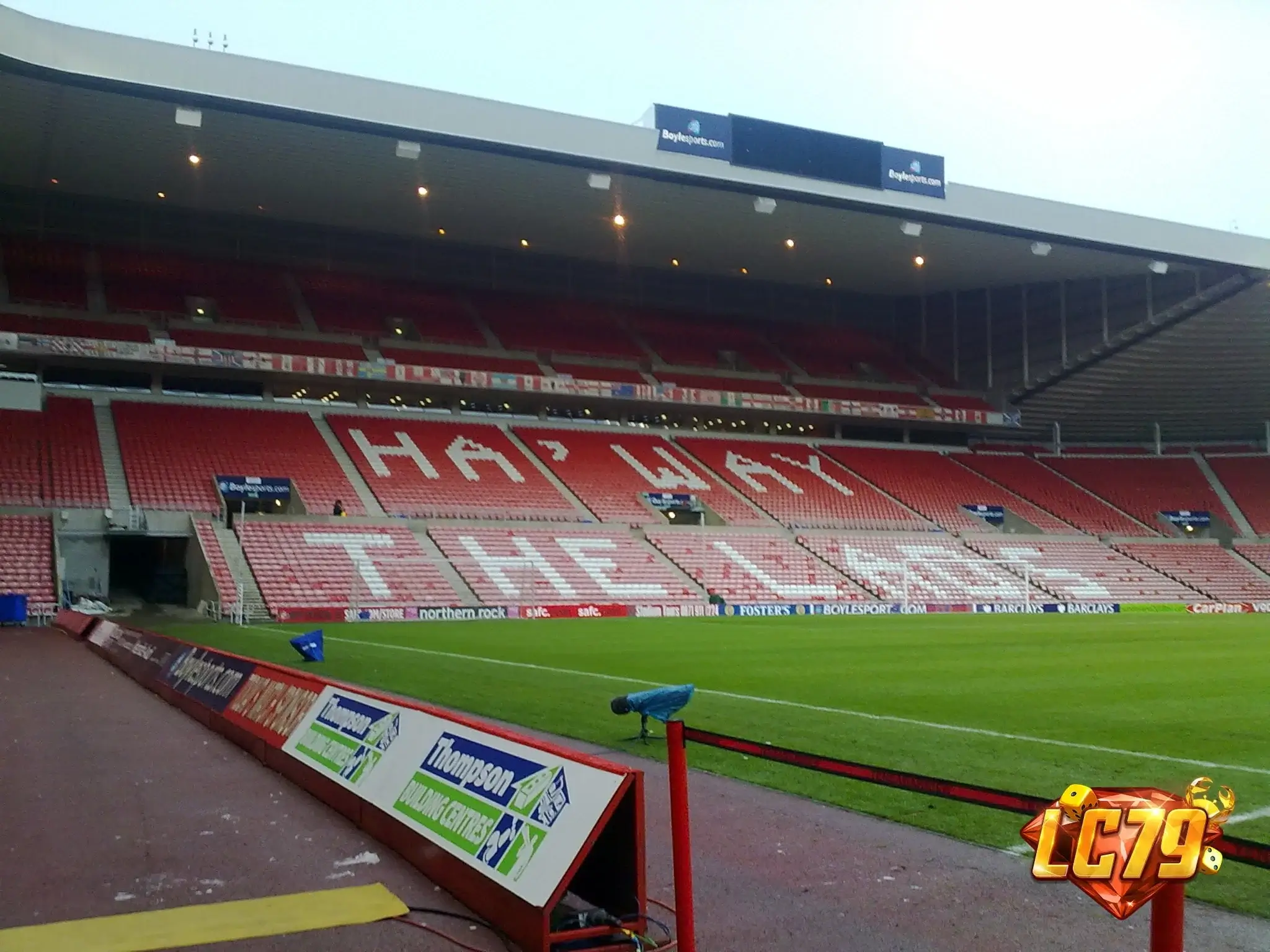 Stadium of Light, sân nhà Sunderland, trong bối cảnh Dayann Methalie được liên hệ chuyển tới Sunderland