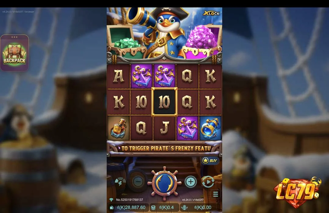 Ảnh giao diện chính game Dragon Hatch (slot PG) chơi tại LC79