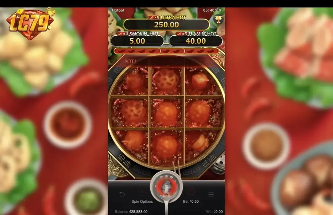 Ảnh giao diện chính game Hotpot (slot PG) chơi tại LC79