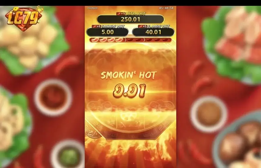 Ảnh bảng biểu tượng & tính năng game Hotpot (slot PG) chơi tại LC79