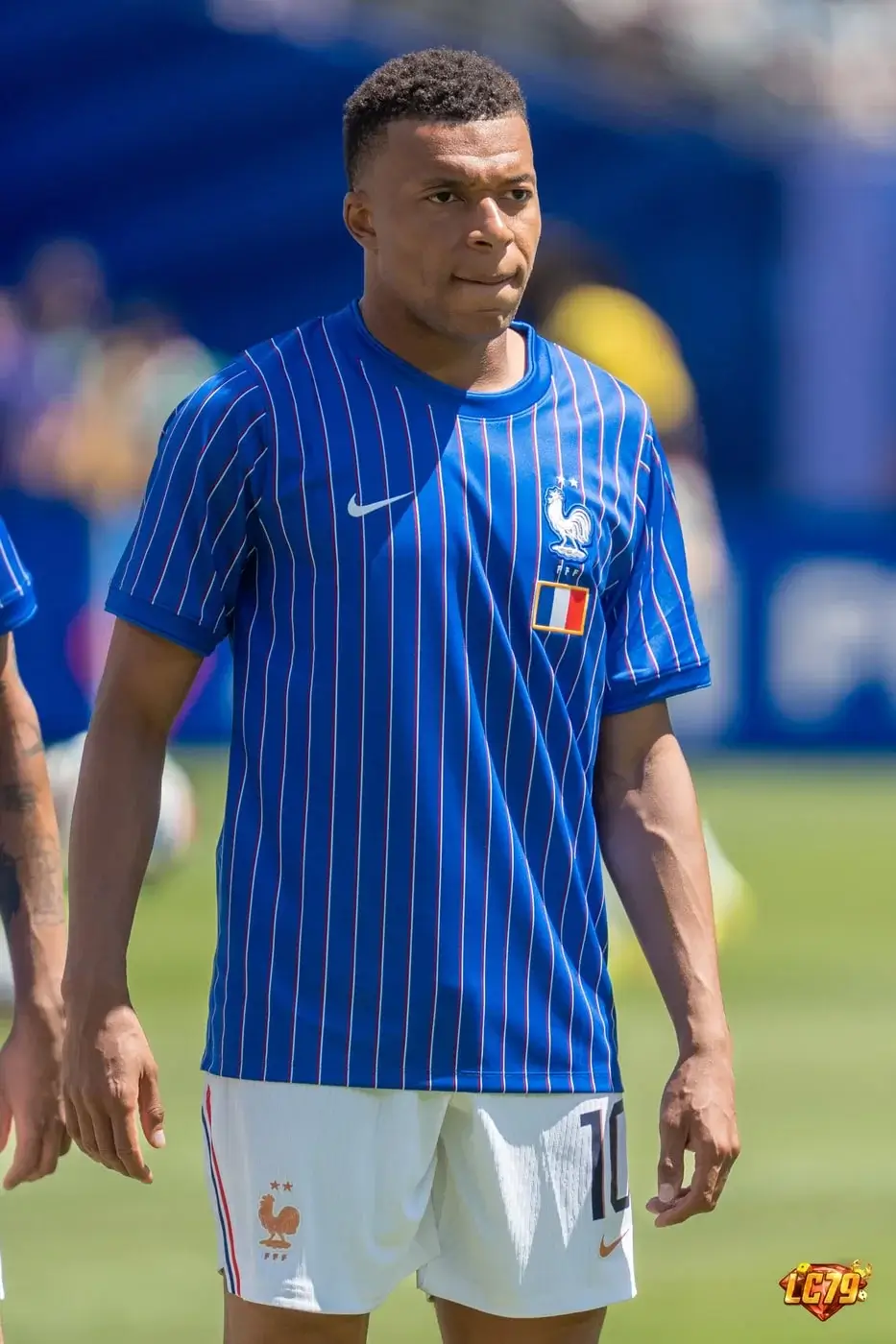 Kylian Mbappé trong màu áo France tại World Cup 2026, ảnh đã đóng watermark LC79