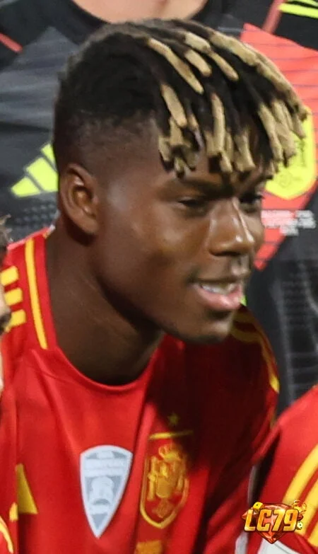 Nico Williams của Spain, ảnh Wikimedia Commons đã đóng watermark LC79