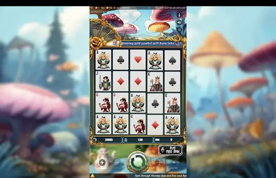 Ảnh bảng biểu tượng & tính năng game Wonder Ace (Kingmidas #) (slot) chơi tại LC79