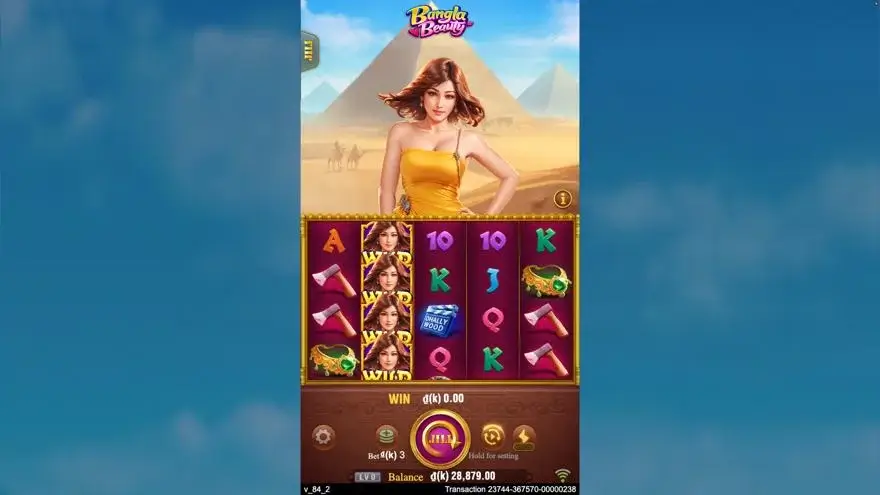 Ảnh bảng biểu tượng & tính năng game Bangla Beauty (slot JILI) chơi tại LC79