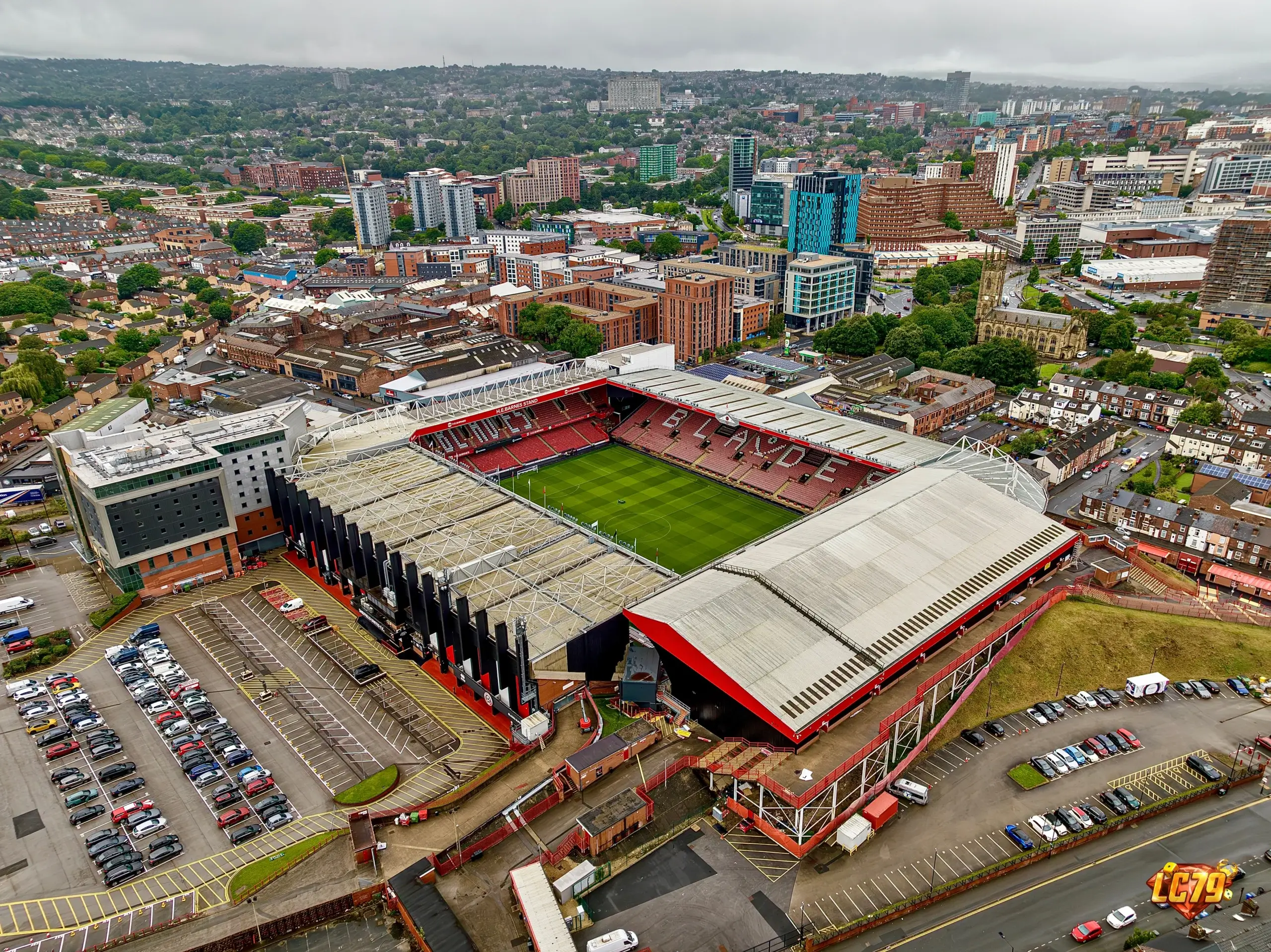 Bramall Lane trước trận Sheffield United vs Birmingham City ở Championship 2026-27