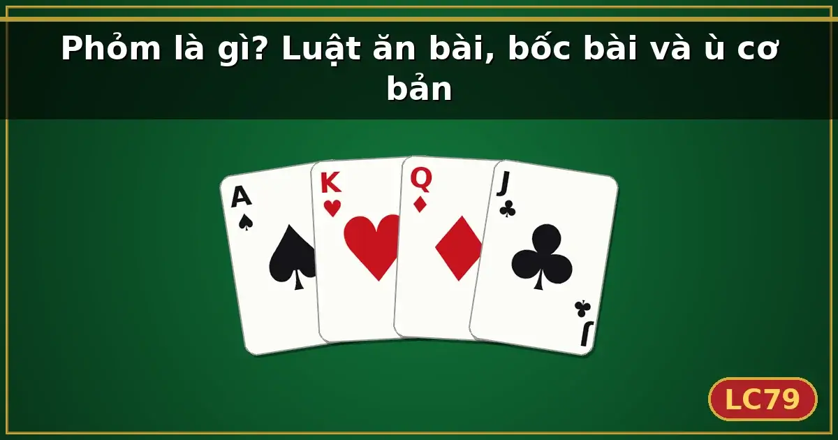 Phỏm là gì? Luật ăn bài, bốc bài và ù cơ bản — LC79