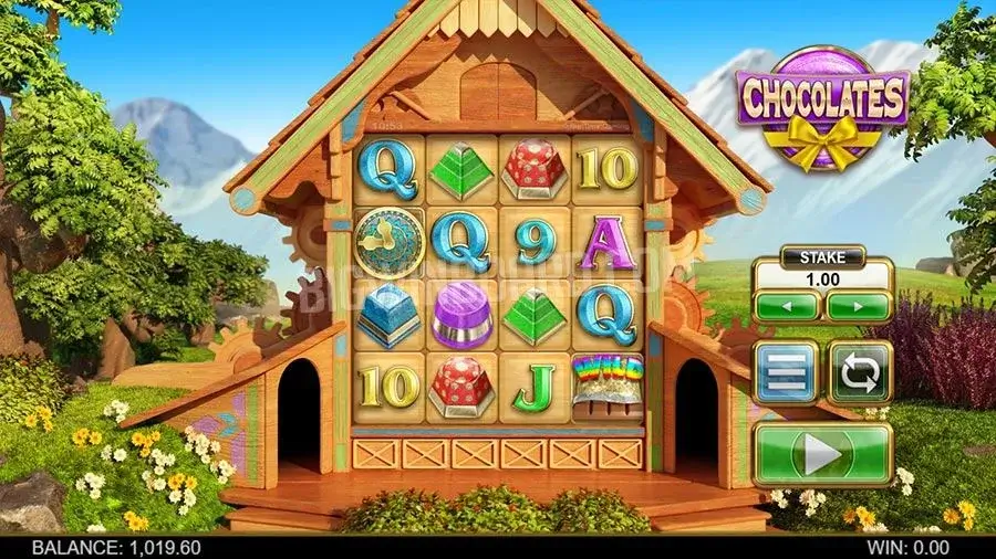 Ảnh giao diện chính game Chocolates (slot BTG) chơi tại LC79