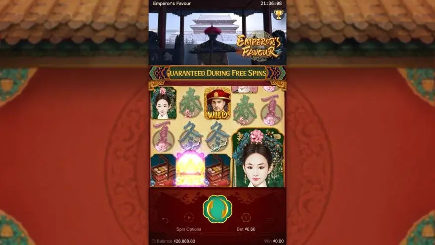 Ảnh màn hình gameplay game Emperors Favour (slot PG) chơi tại LC79