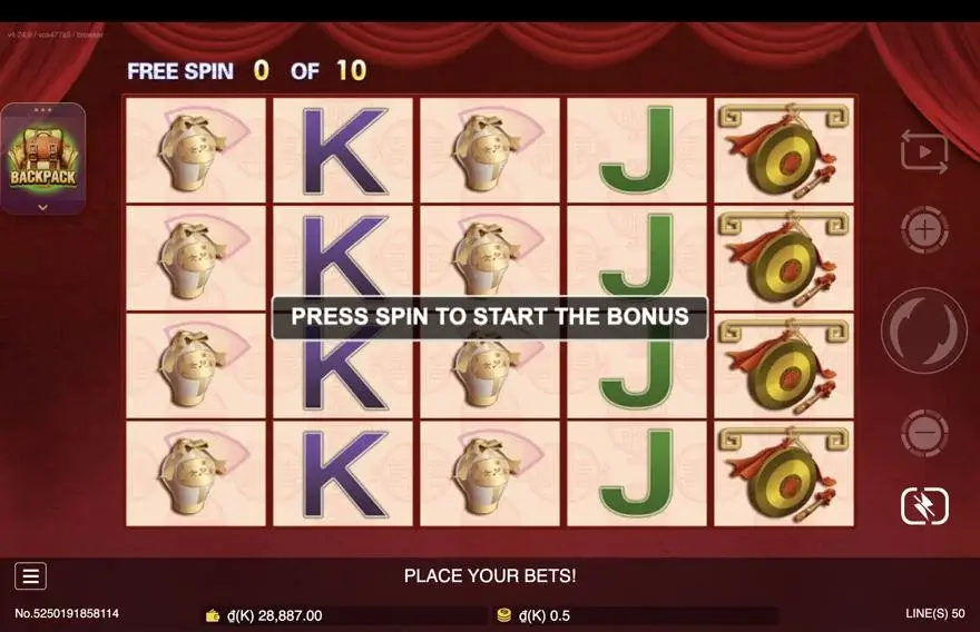 Ảnh bảng biểu tượng & tính năng game Flirting Scholar Tang (slot JDB) chơi tại LC79