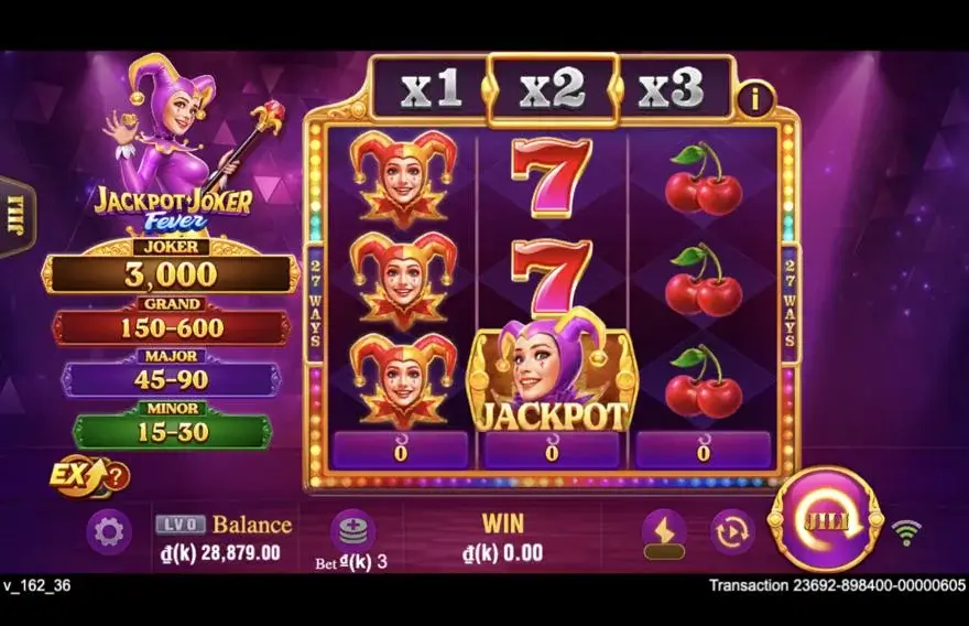 Ảnh bảng biểu tượng & tính năng game Jackpot Joker (slot JILI) chơi tại LC79