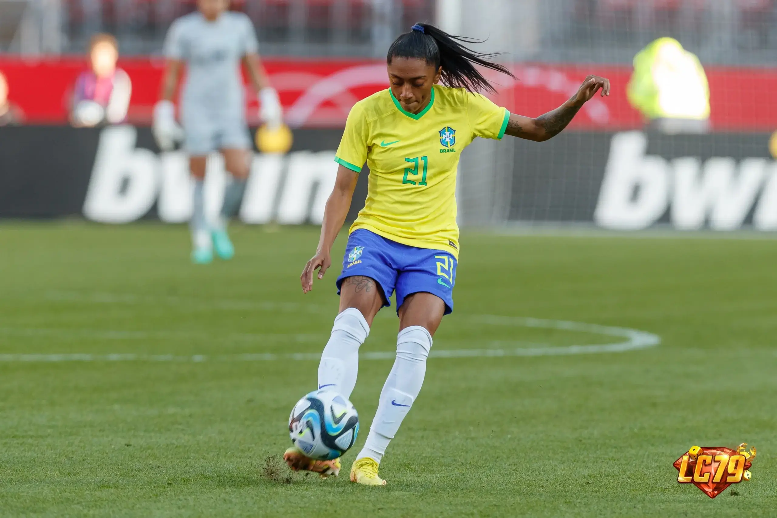 Kerolin trong màu áo Brazil năm 2023