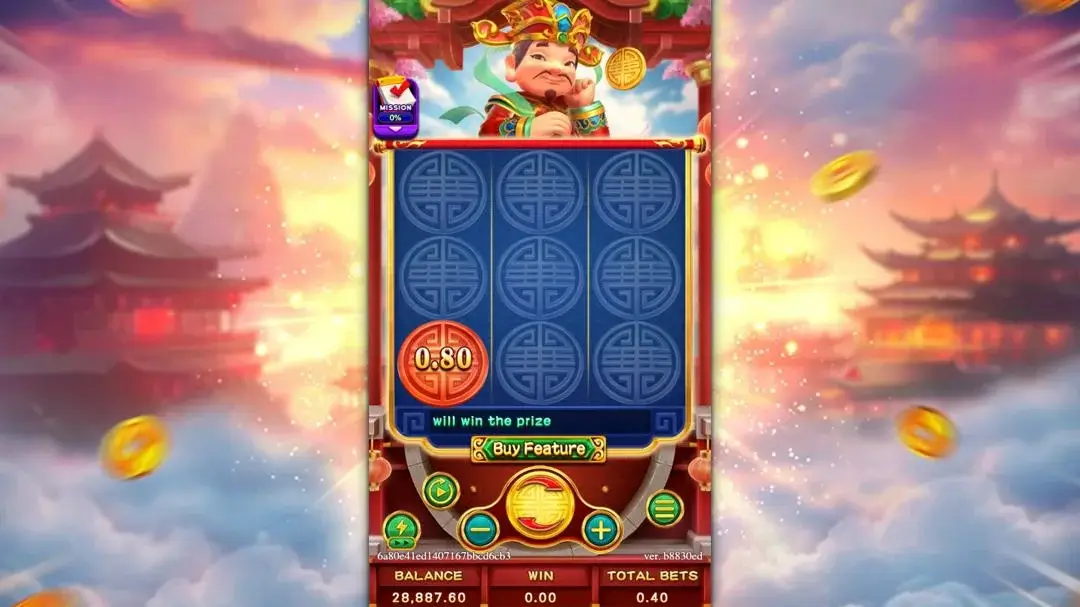 Ảnh giao diện chính game Lucky Fortunes (slot FC) chơi tại LC79
