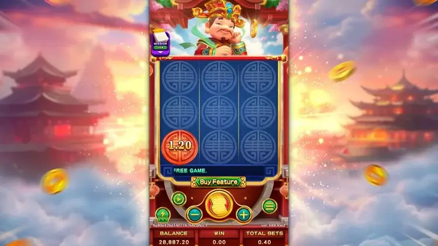 Ảnh màn hình gameplay game Lucky Fortunes (slot FC) chơi tại LC79