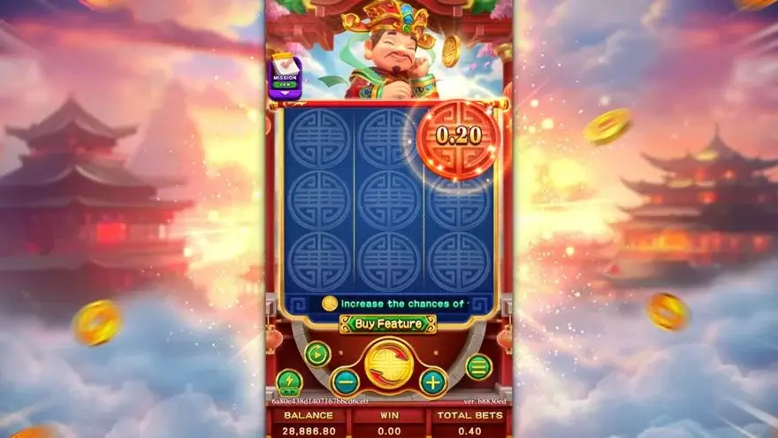 Ảnh bảng biểu tượng & tính năng game Lucky Fortunes (slot FC) chơi tại LC79