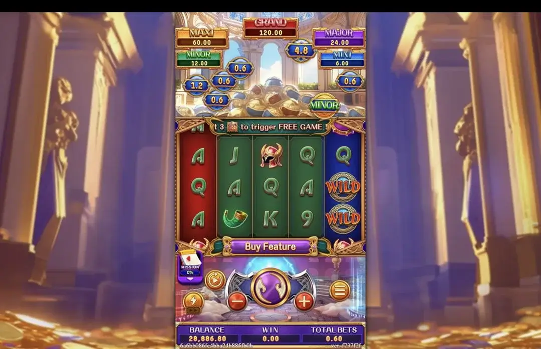 Ảnh giao diện chính game so sánh treasures of odin lc79 (slot) chơi tại LC79