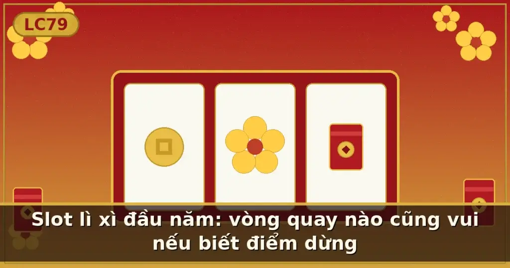 Slot lì xì đầu năm: vòng quay nào cũng vui nếu biết điểm dừng — LC79