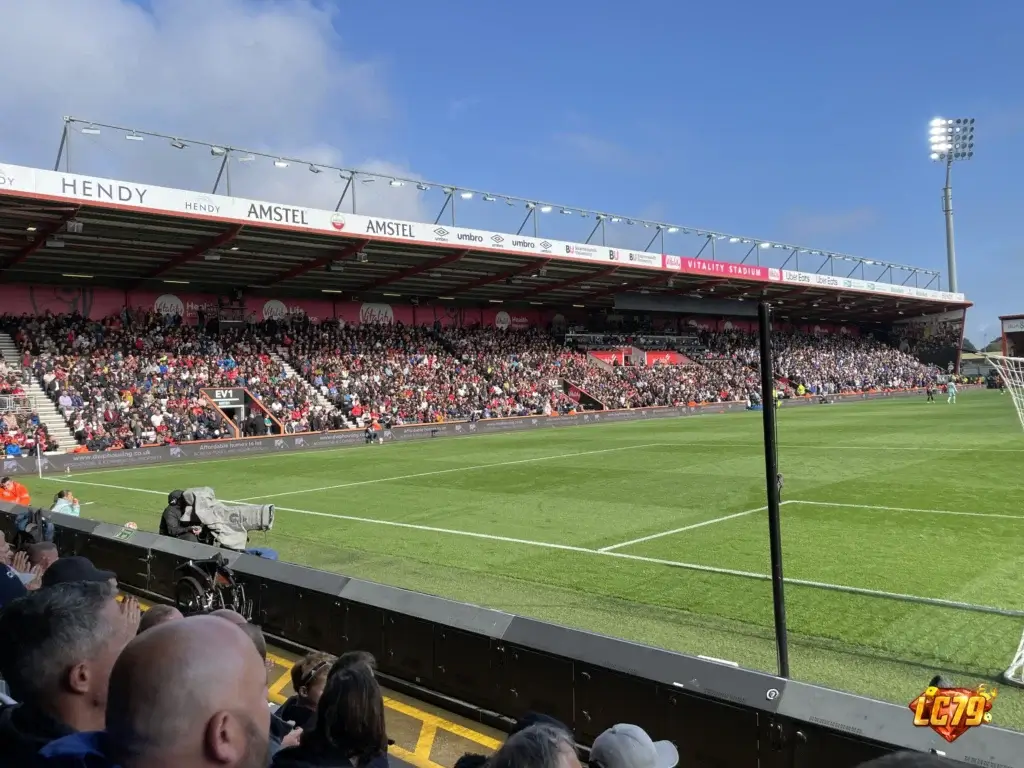 Vitality Stadium trước trận Bournemouth vs Everton ngày 29/8