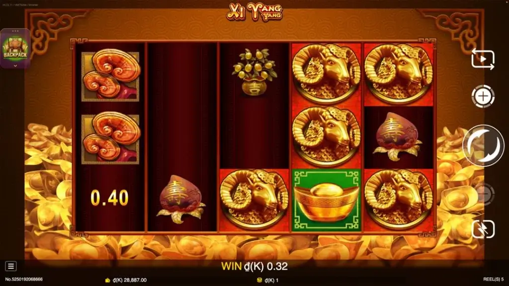 Ảnh giao diện chính game Xi Yang Yang (slot JDB) chơi tại LC79