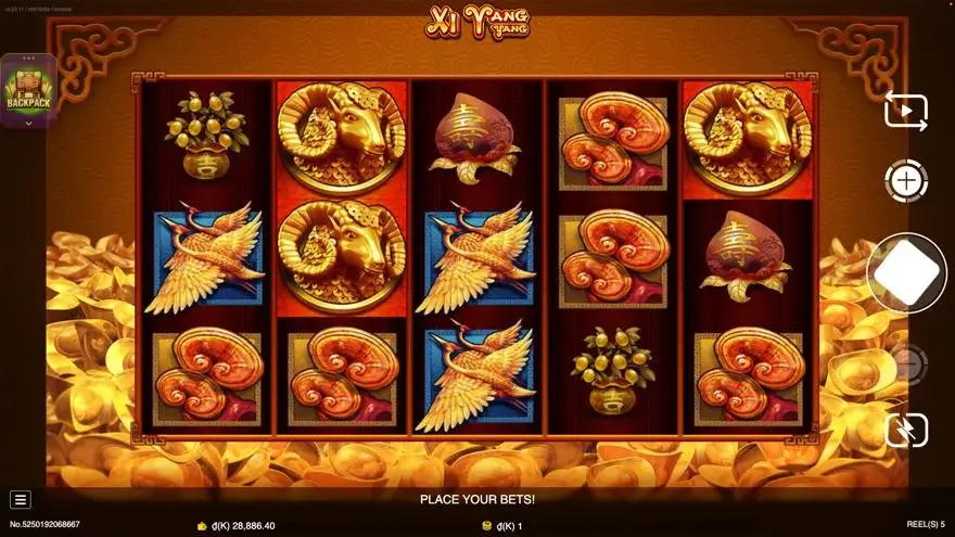 Ảnh màn hình gameplay game Xi Yang Yang (slot JDB) chơi tại LC79