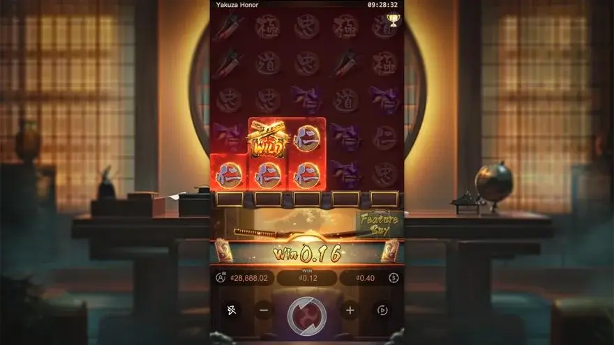 Ảnh bảng biểu tượng & tính năng game Yakuza Honor (slot PG) chơi tại LC79