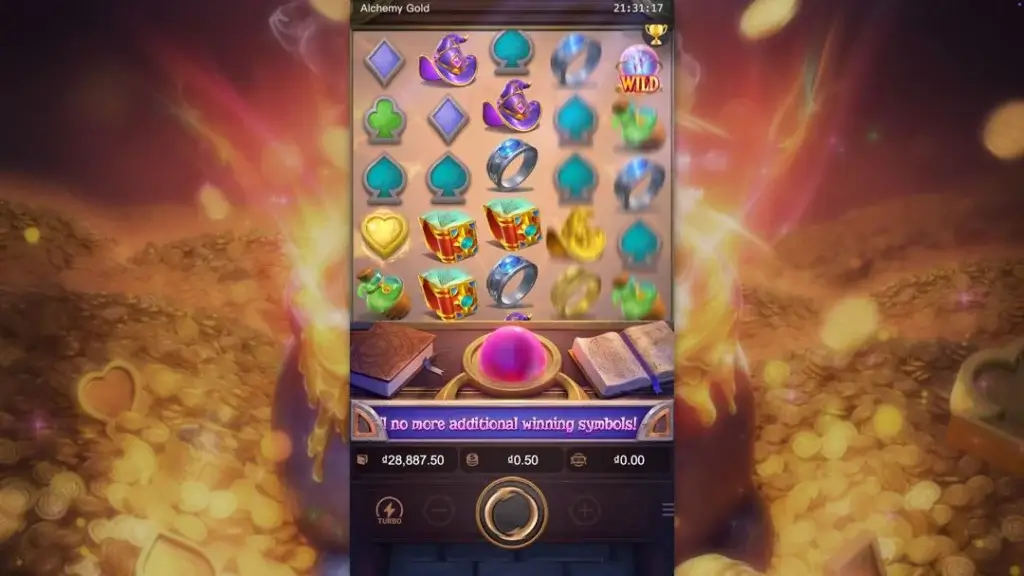 Ảnh giao diện chính game Alchemy Gold (slot PG) chơi tại LC79