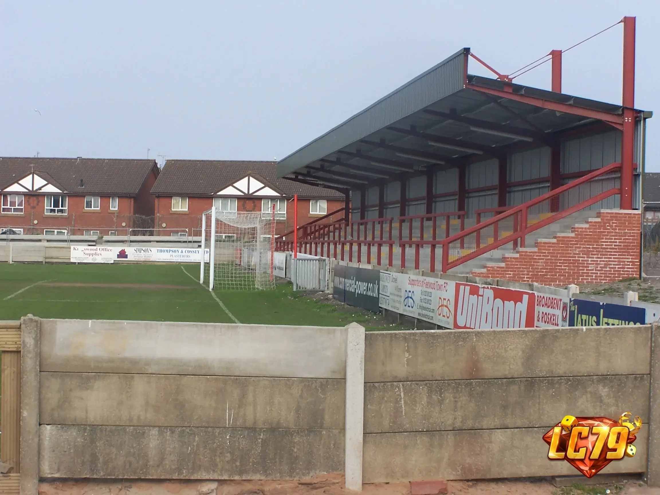 Highbury Stadium trước trận Fleetwood vs Sheffield United ở Carabao Cup
