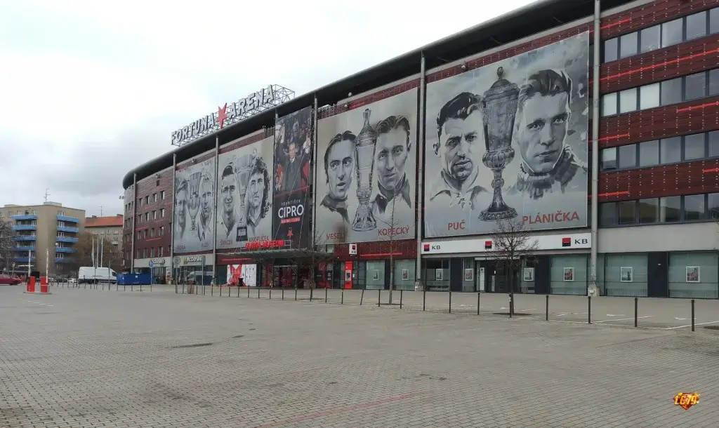 Fortuna Arena Prague trước trận Czechia vs Croatia tại UEFA Nations League