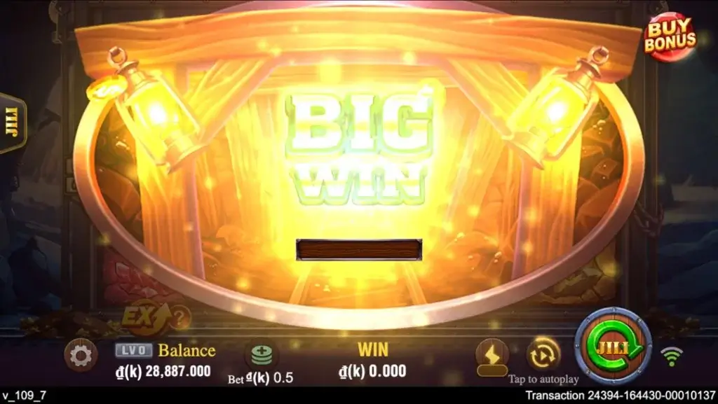 Ảnh giao diện chính game Gold Rush (slot FC) chơi tại LC79