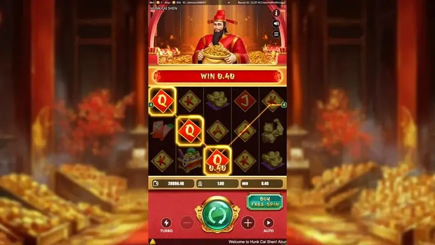 Ảnh bảng biểu tượng & tính năng game Hunk Cai Shen (Kingmidas #) (slot) chơi tại LC79