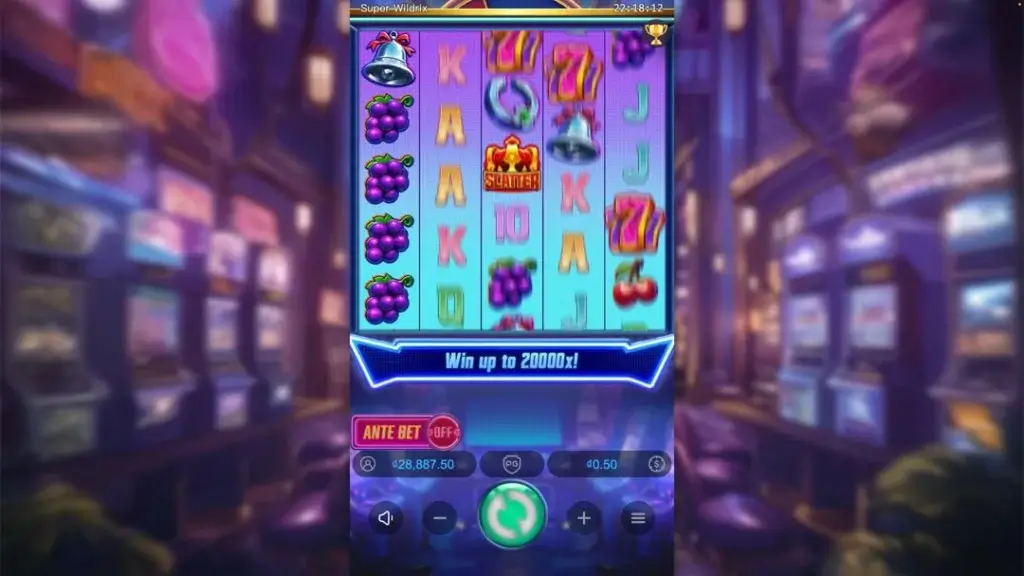 Ảnh giao diện chính game Super Wildrix (slot PG) chơi tại LC79