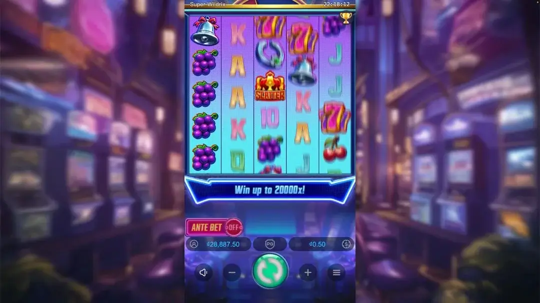Ảnh giao diện chính game Super Wildrix (slot PG) chơi tại LC79