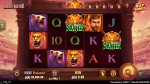 Ảnh giao diện chính game Arena Fighter (slot JILI) chơi tại LC79