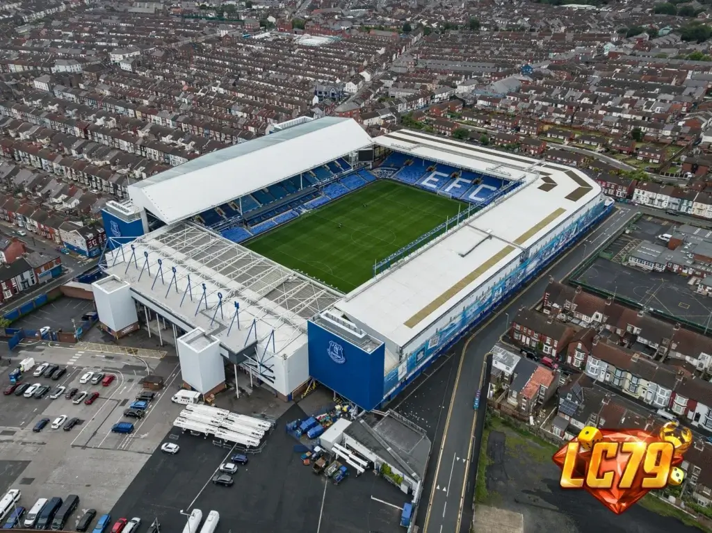 Goodison Park trước trận Everton Women vs Birmingham City Women tại WSL