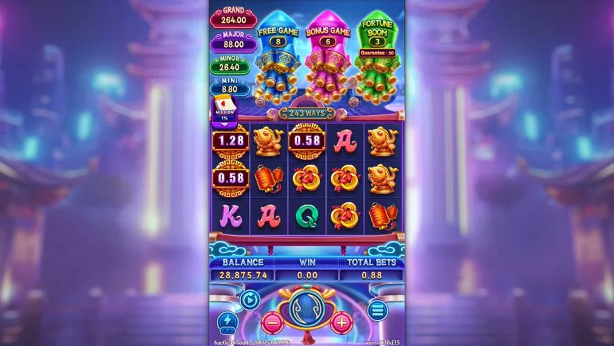 Ảnh màn hình gameplay game FORTUNE MONEY BOOM (slot FC) chơi tại LC79