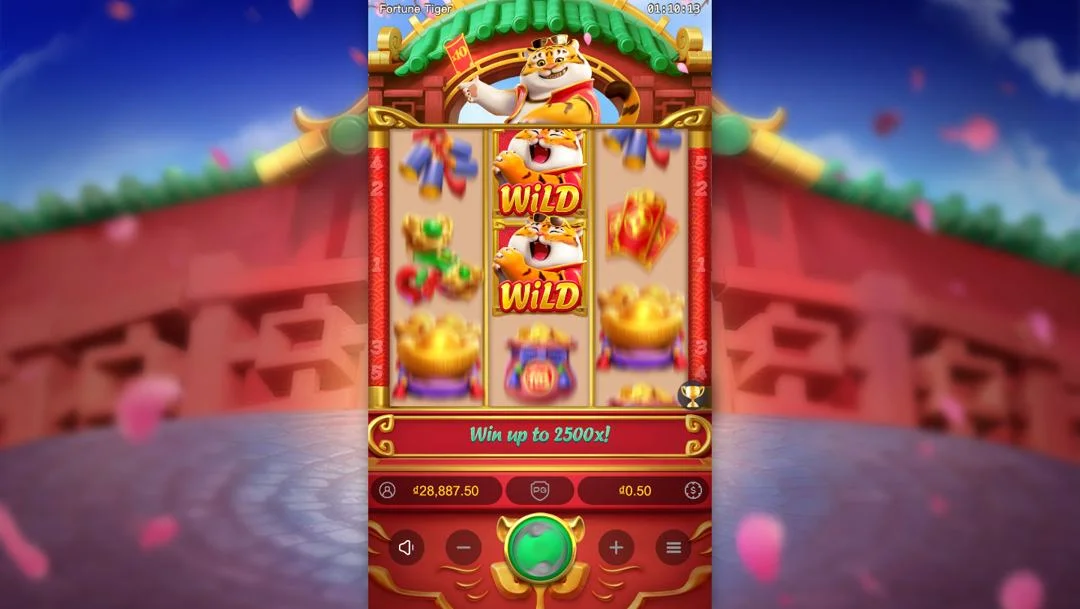 Ảnh giao diện chính game Fortune Tiger (slot LUCKY365) chơi tại LC79