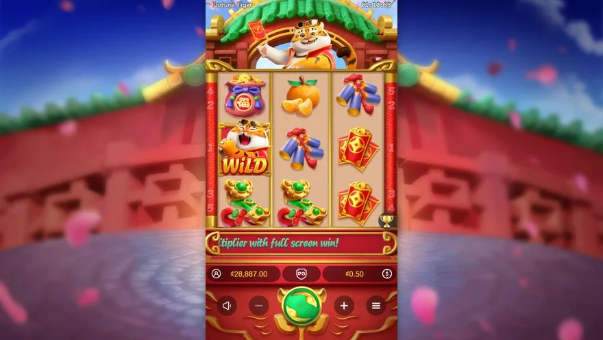Ảnh bảng biểu tượng & tính năng game Fortune Tiger (slot LUCKY365) chơi tại LC79