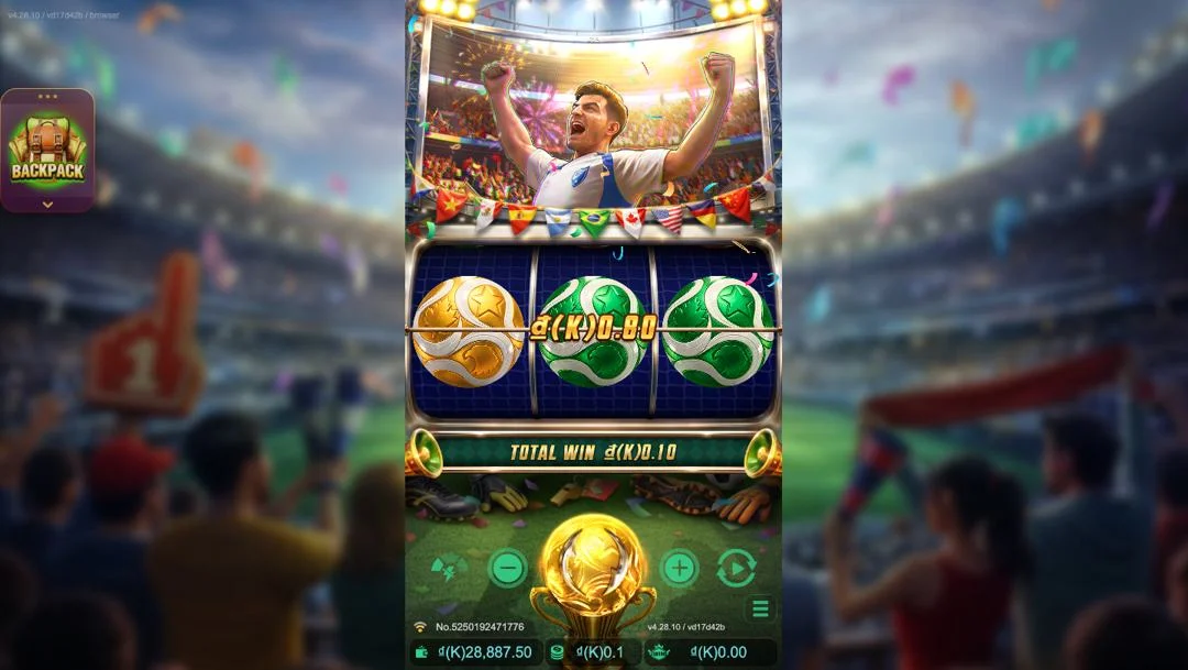 Ảnh giao diện chính game Golden Goal (slot JDB) chơi tại LC79