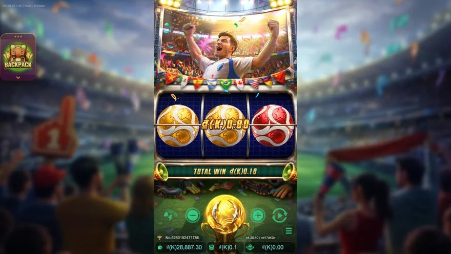 Ảnh màn hình gameplay game Golden Goal (slot JDB) chơi tại LC79