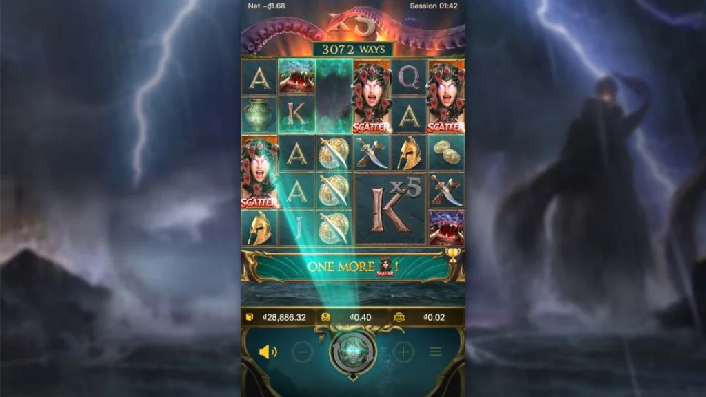 Ảnh giao diện chính game Legend of Perseus (slot PG) chơi tại LC79