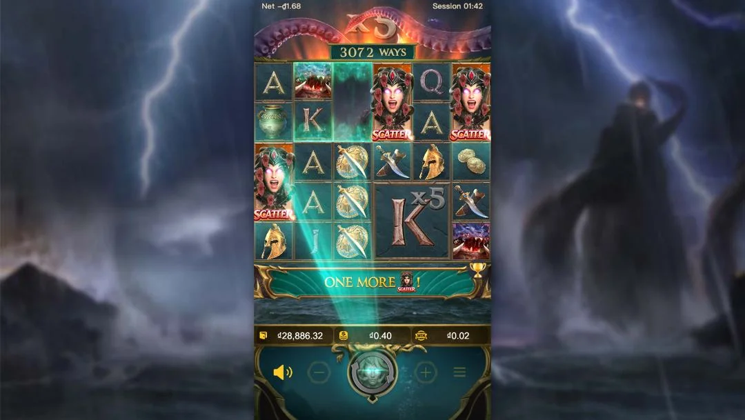 Ảnh giao diện chính game Legend of Perseus (slot PG) chơi tại LC79
