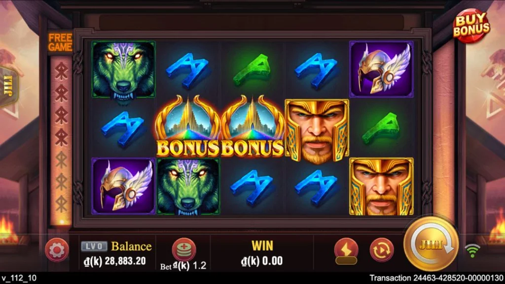 Ảnh giao diện chính game Thor X (slot JILI) chơi tại LC79