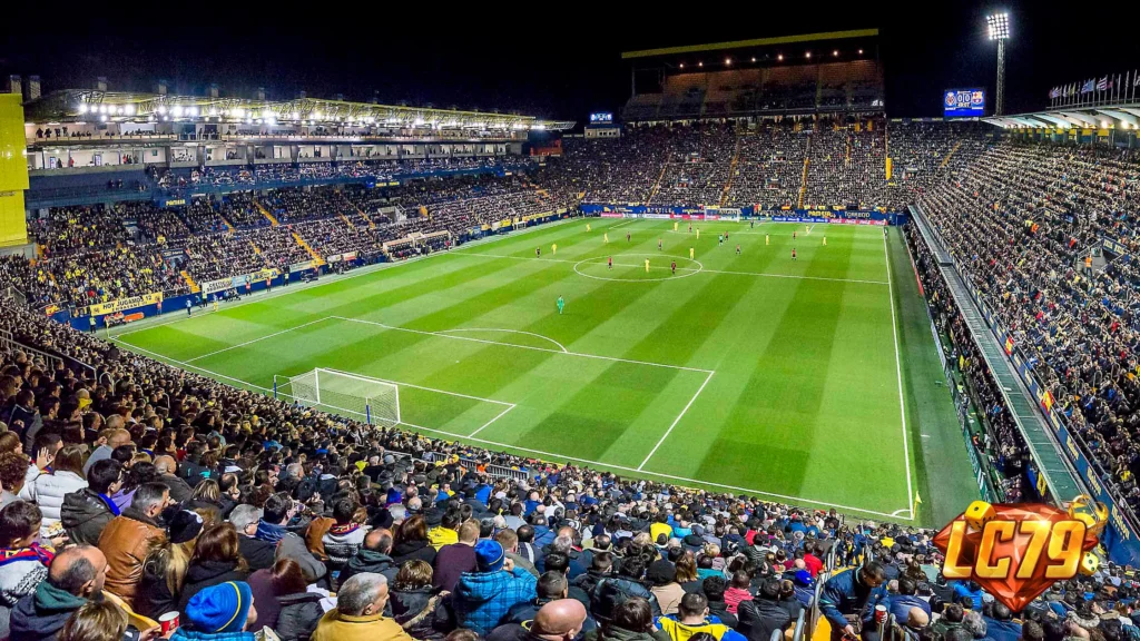 Estadio de la Cerámica trước trận Villarreal vs Napoli Champions League 13/10