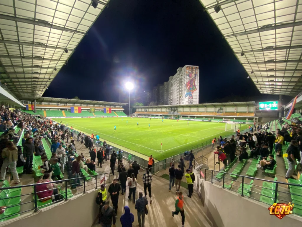 Stadionul Zimbru Chisinau trước trận Moldova vs Slovakia UEFA Nations League